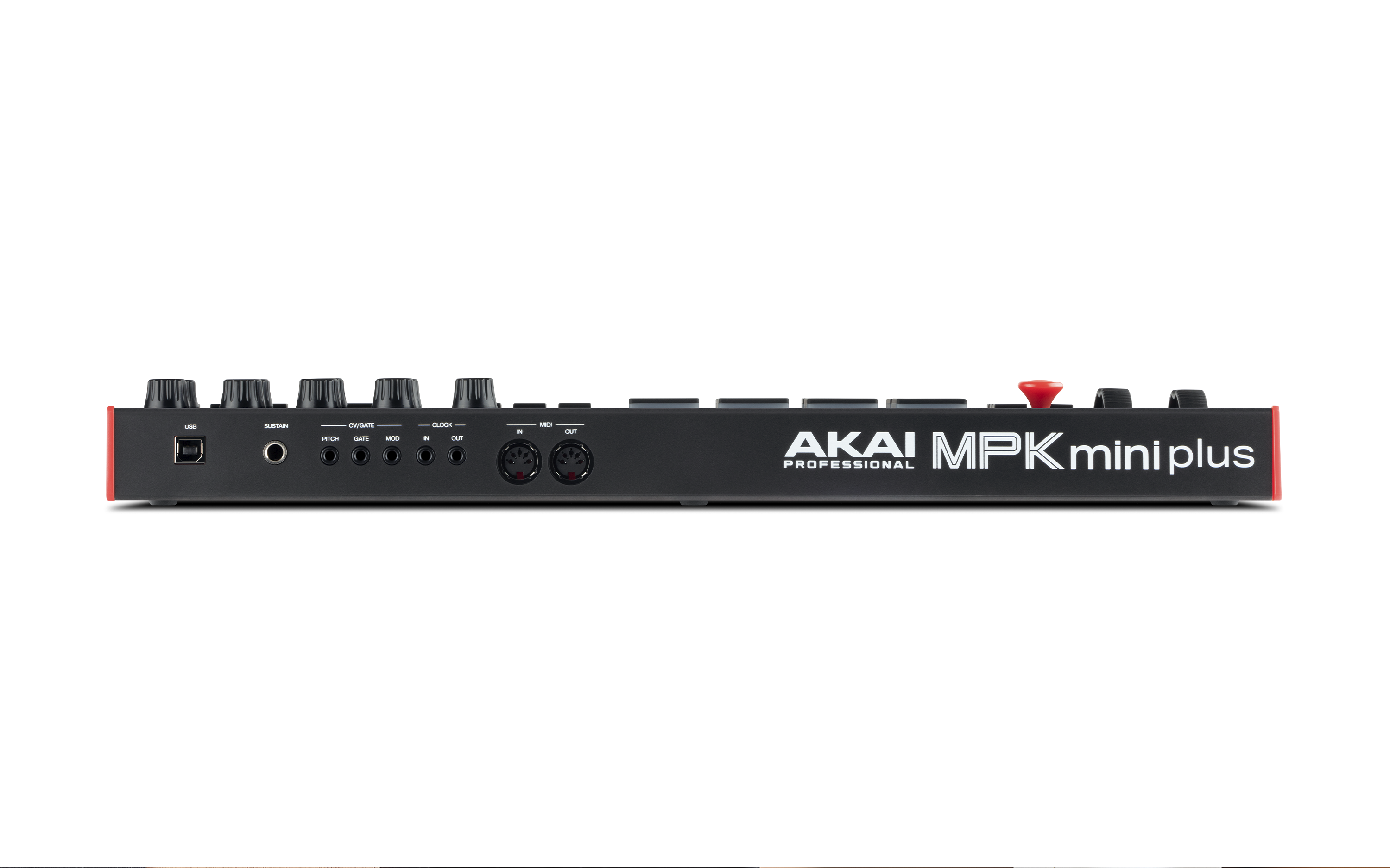 Front view of MPK Mini Plus MIDI Controller